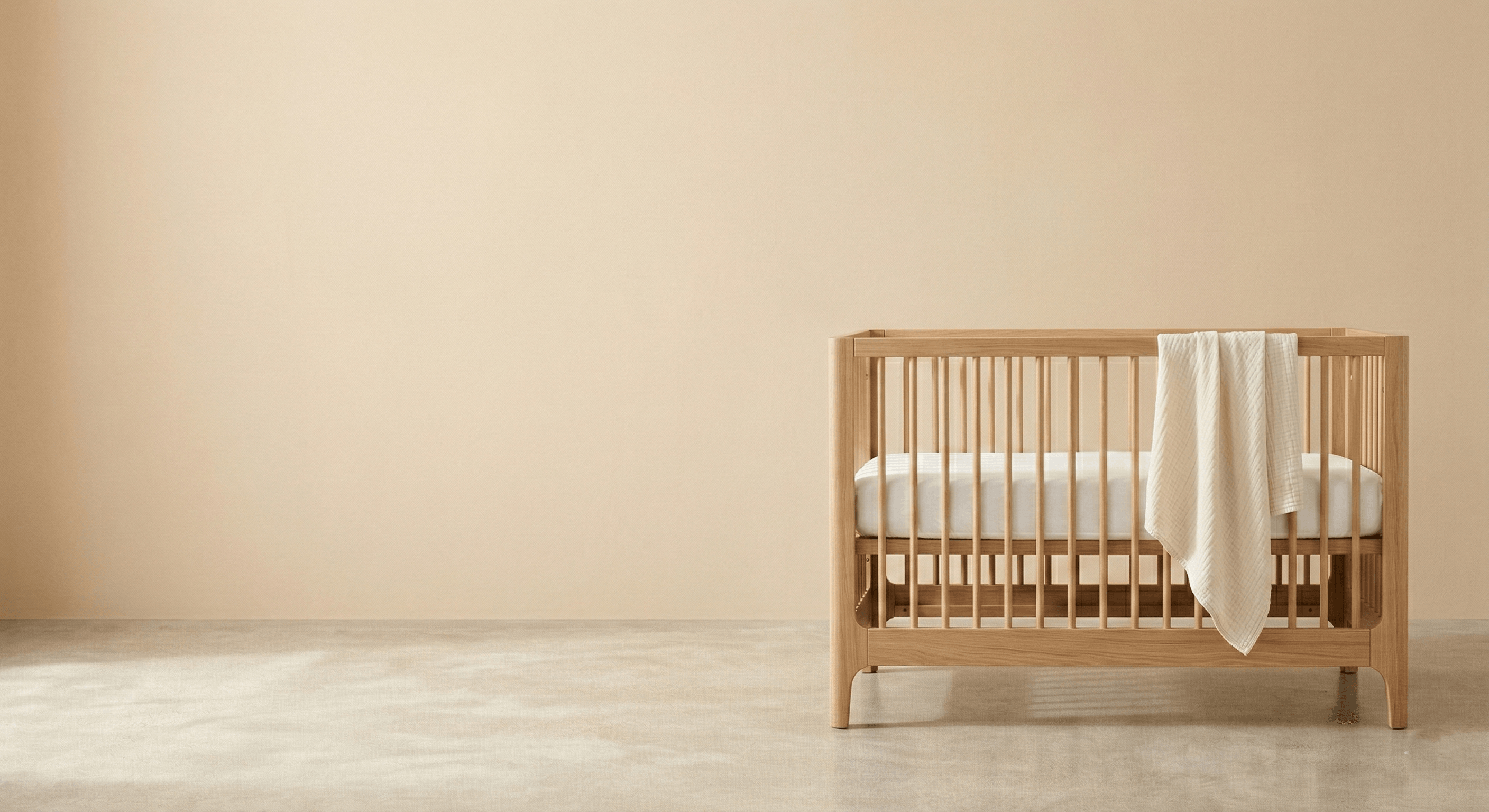 Wooden Baby Crib