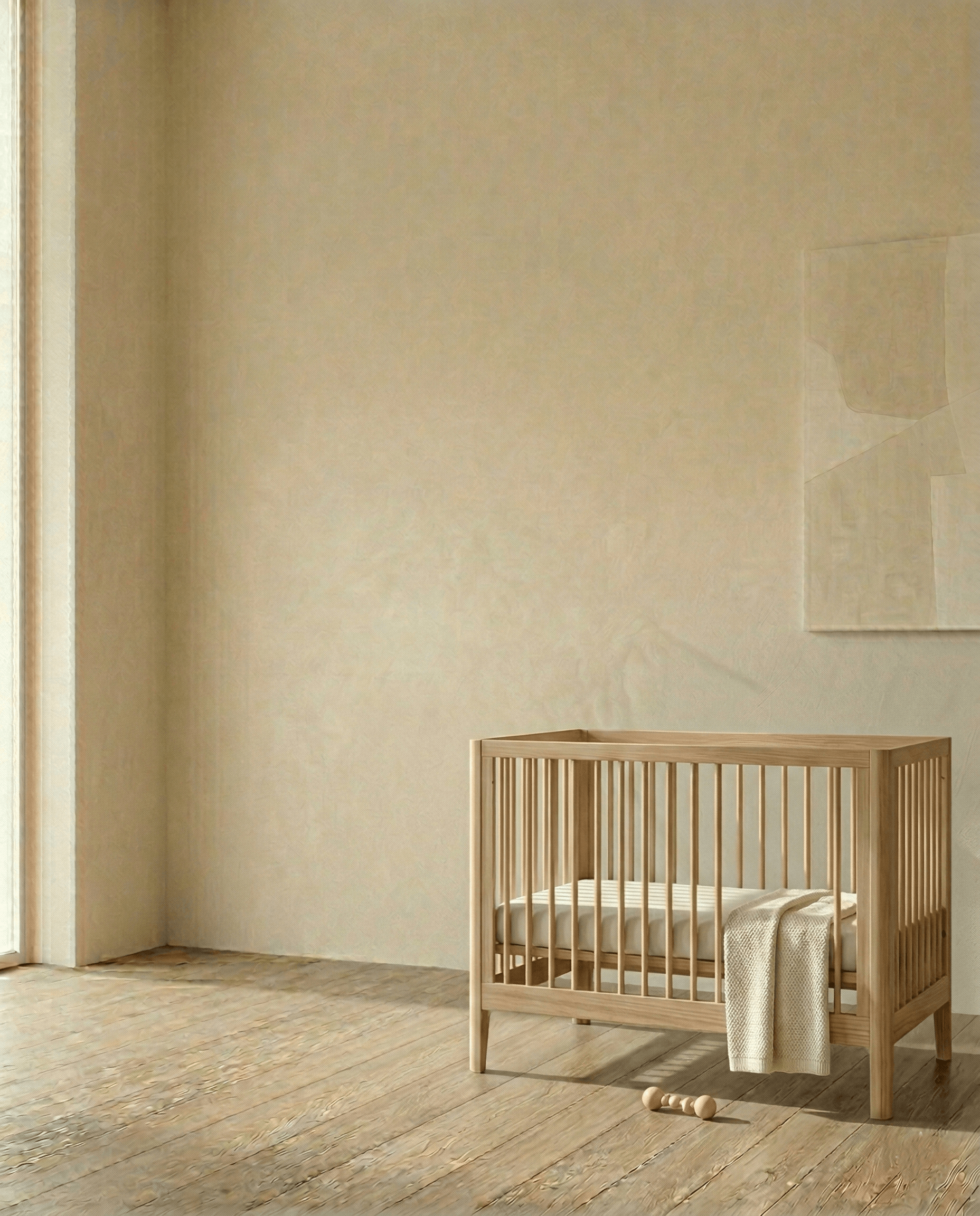Wooden Baby Crib